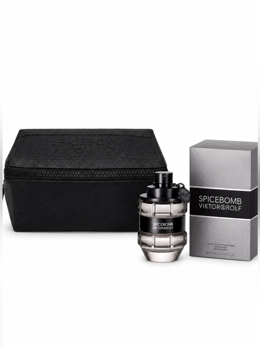Viktor & Rolf Spicebomb 3.04oz Men's Bundle Empty